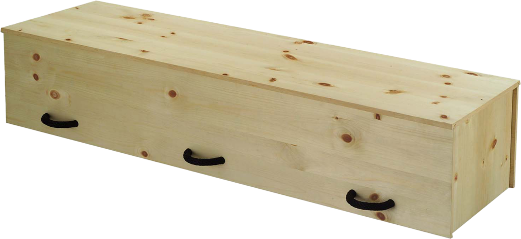 Contact Ark Wood Caskets for 100% green pine wood casket kets today.